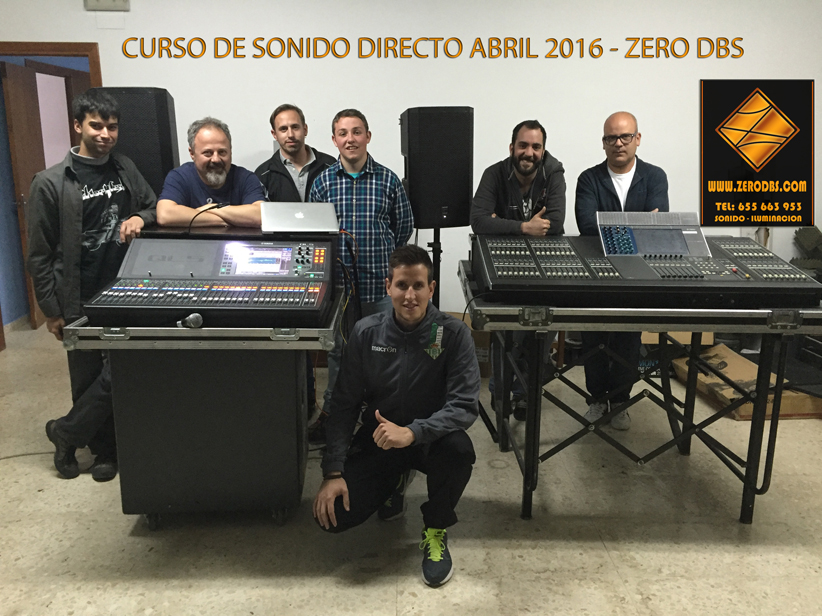 FINALIZADO EL CURSO DE SONIDO DIRECTO -ABRIL 2016