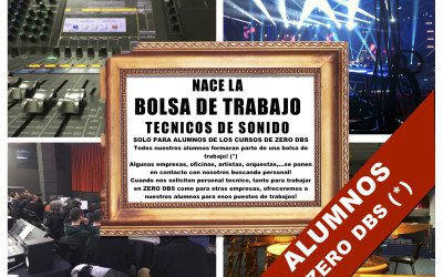 BOLSA DE TRABAJO – ALUMNOS ZERO DBS