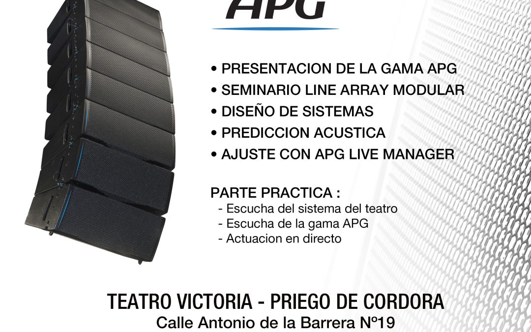 SEMINARIO PRESENTACION PRODUCTOS APG EN ESPAÑA!!!