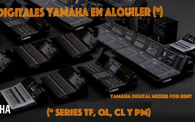 MESAS DIGITALES YAMAHA DISPONIBLES EN ZERO DBS PARA ALQUILER!!!